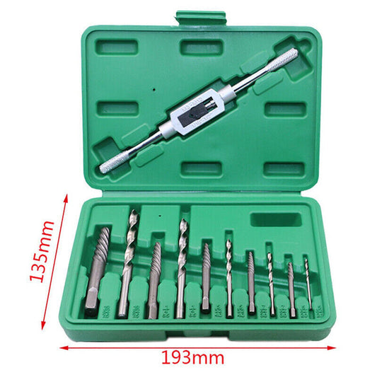 11pc/Set Damaged Broken Screw Extractor Drill Bit Bolt