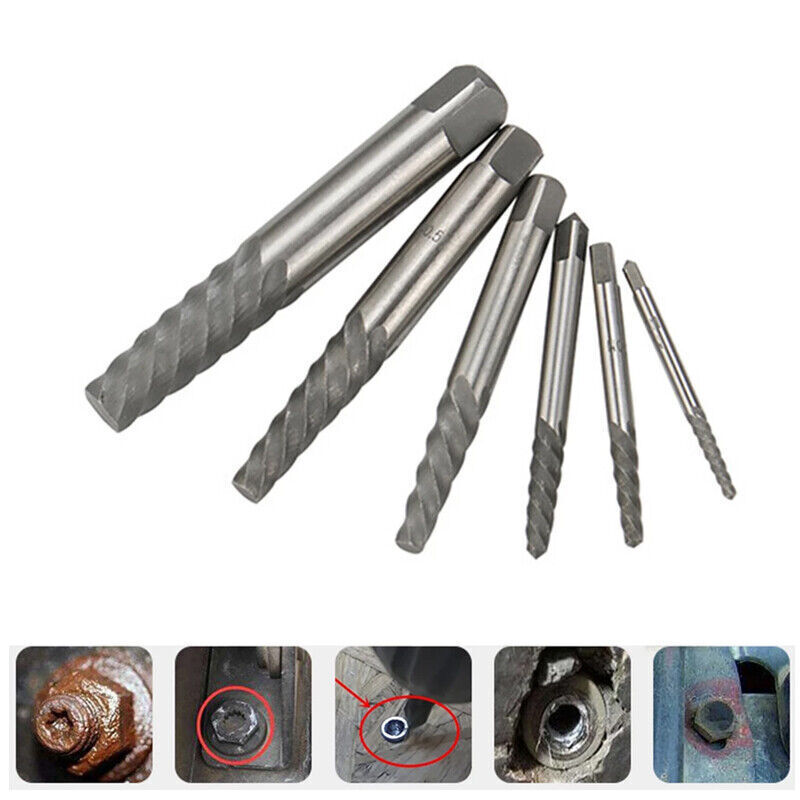 11pc/Set Damaged Broken Screw Extractor Drill Bit Bolt