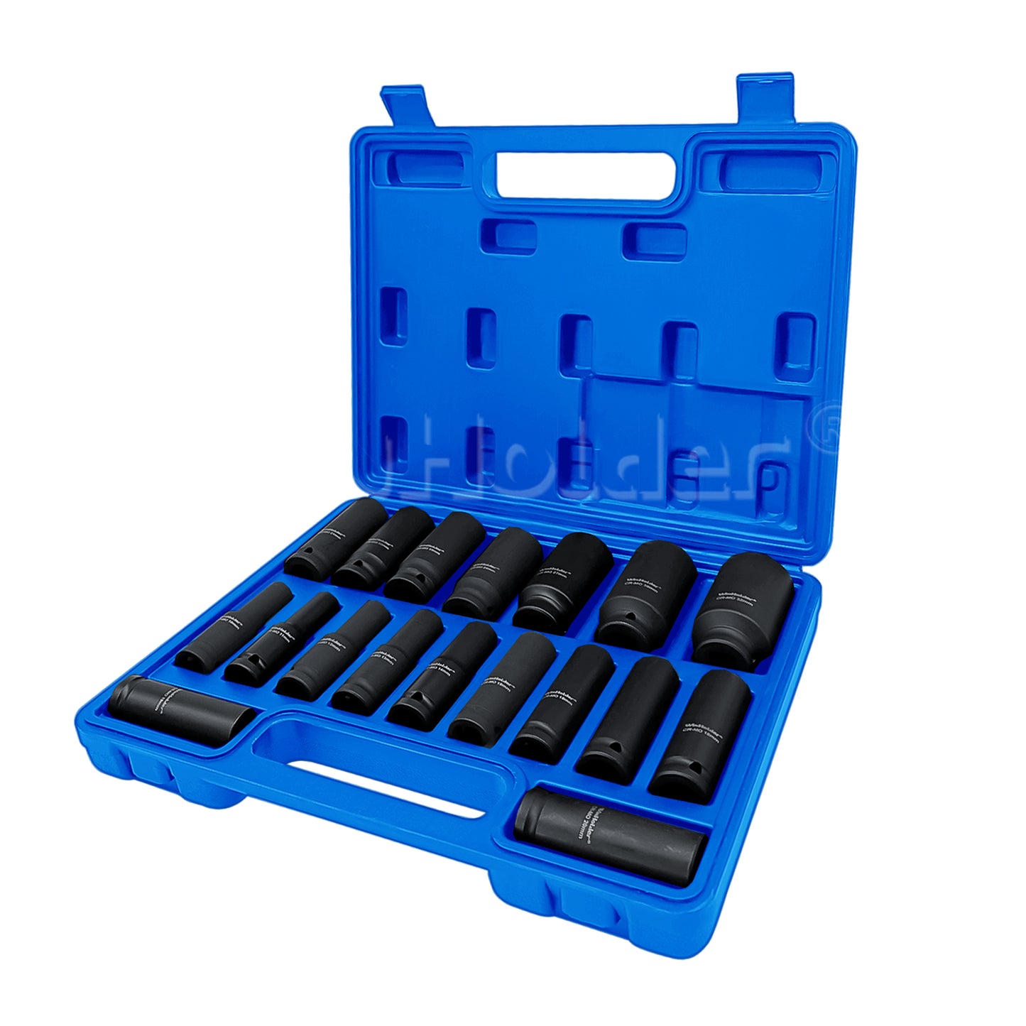 DEEP IMPACT SOCKET Set 1/2" Drive 10mm - 32mm 6pt Hex Long Reach Sockets 18pcs