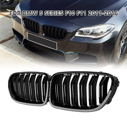For 11-16 BMW F10 F11 5 Series Front Kidney Grille Grill