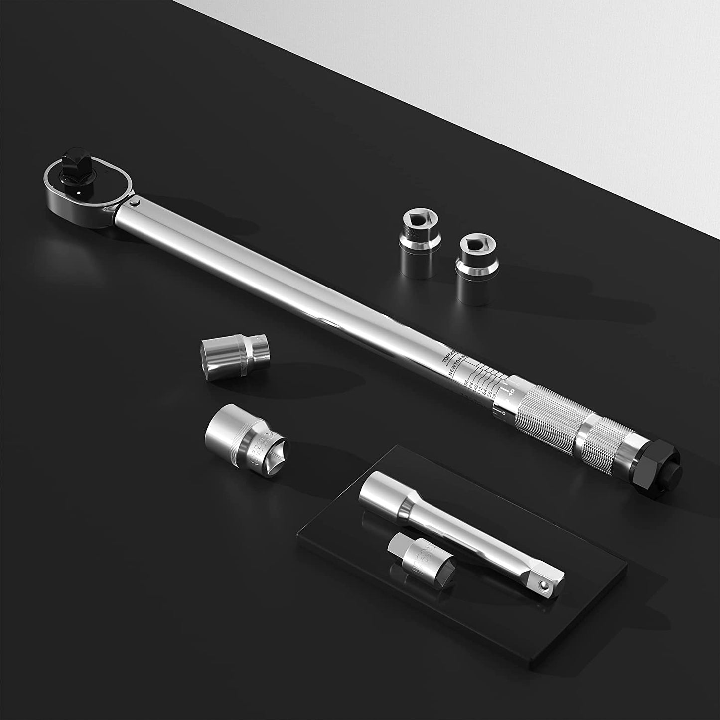 8PCS 1/2 " Ratcheting Torque Wrench