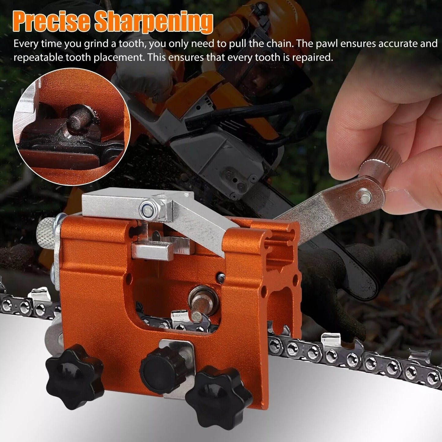 Chainsaw Chain Sharpener