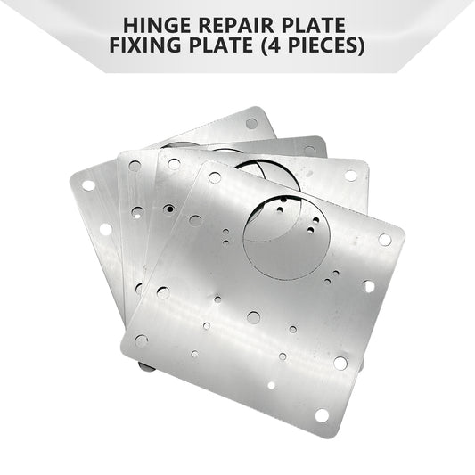 Kitchen Cupboard Door Hinge Repair Kit Plate and Fixing Screws Cabinet Hinges