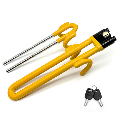 Twin Hooks Steering Wheel Lock