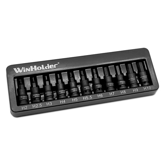 IMPACT HEX BIT Sockets Set 3/8" H2 To H10