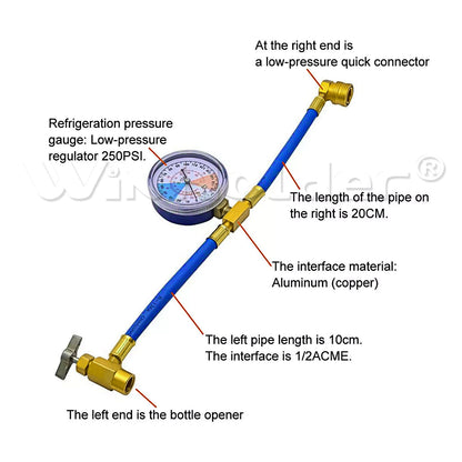 Refrigerant Recharge Hose Adapter