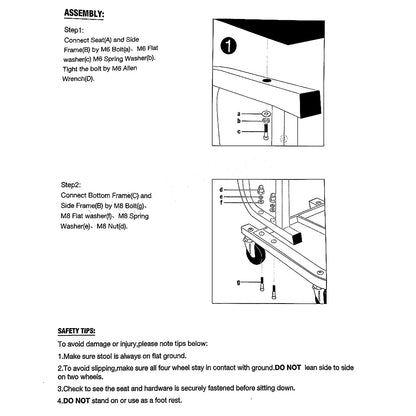 Mechanics Rolling Stool