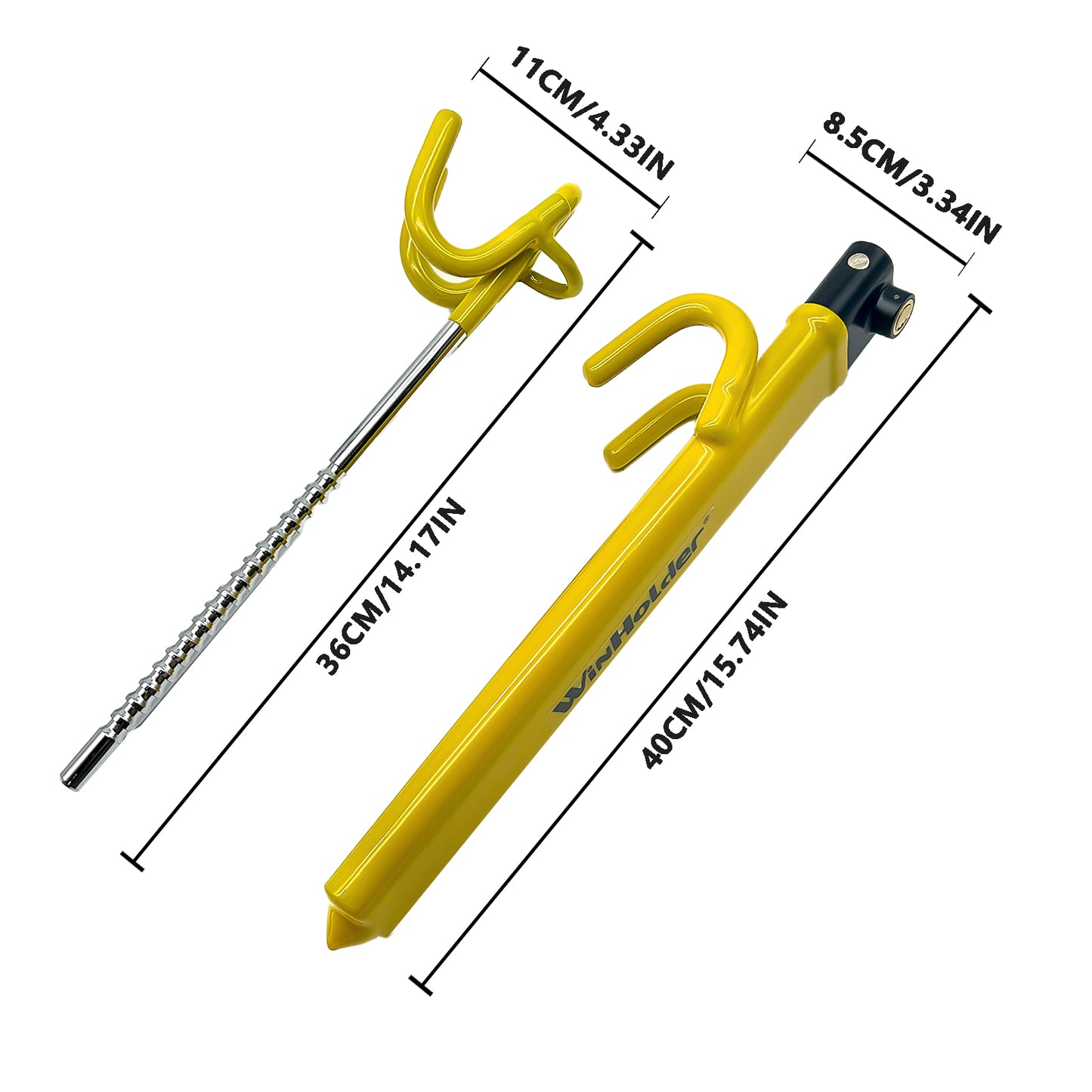 Twin Hooks Steering Wheel Lock