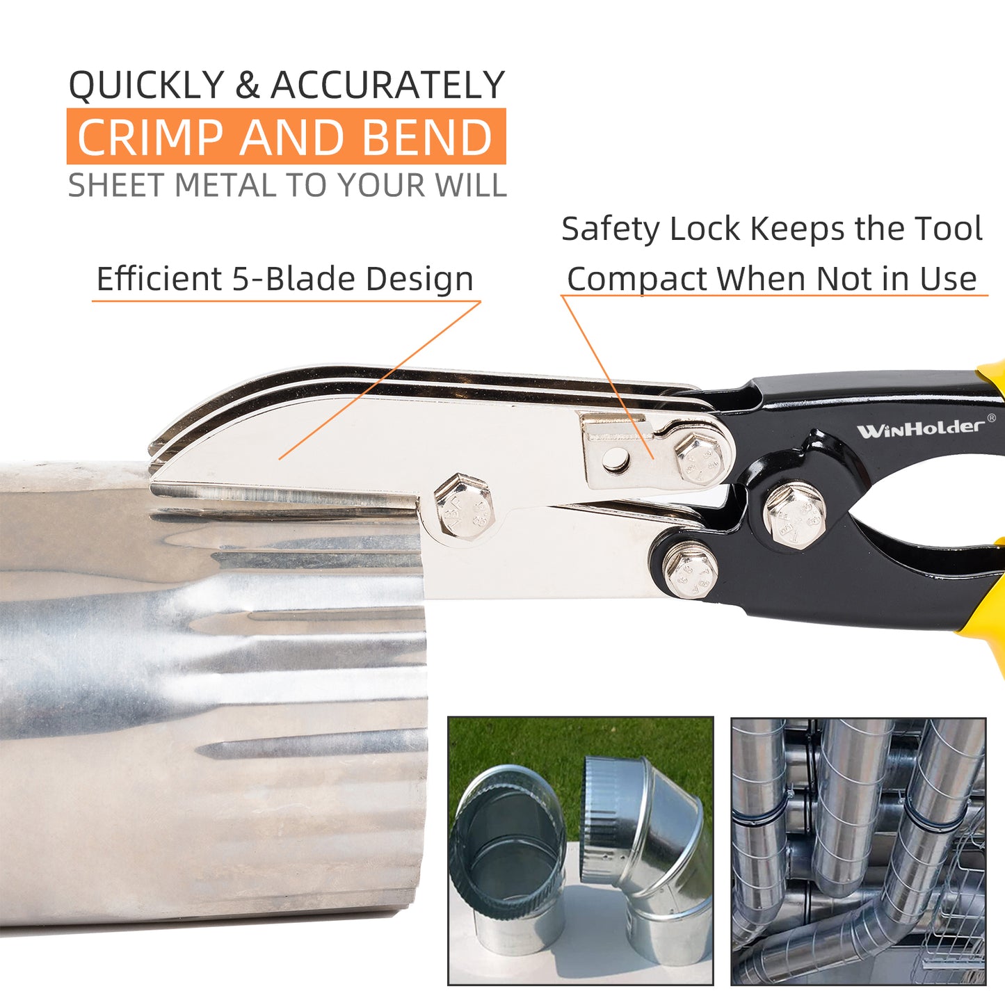 5 Blade Sheet Metal Crimper Tool