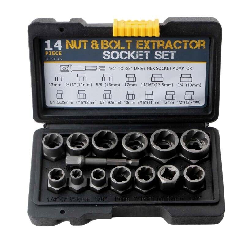 3/8" Locking Wheel Nut Remover Set