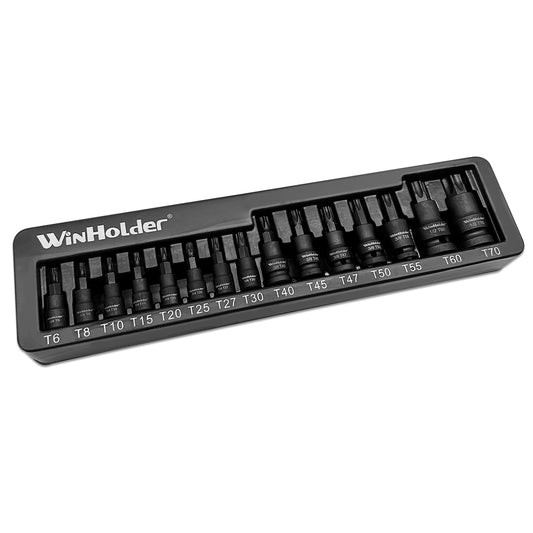 15pc Impact Torx Bit Socket Set Dr 1/4,3/8,1/2"
