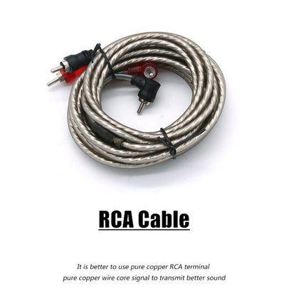 4 GAUGE AMPLIFIER INSTALL KIT COMPLETE AMP WIRING CABLES