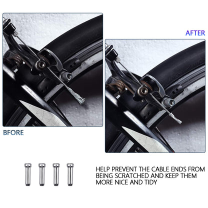 Bicycle Cable Set Break Cable Kit Brake+Gear Front Rear Inner Outer Bike Cables