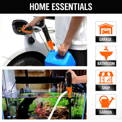 Battery Operated Electric Siphon Fuel Oil Water Petrol Liquid Transfer Pump