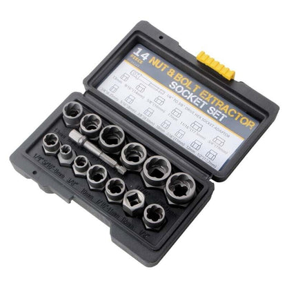 3/8" Locking Wheel Nut Remover Set