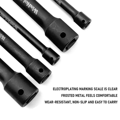 9pc 1/4" 3/8" 1/2" Impact Extension Bar Set