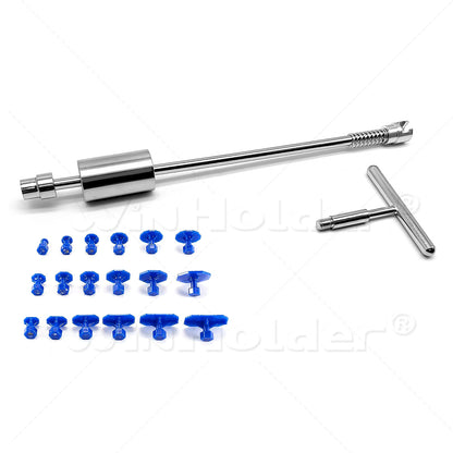 Car Paintless Dent Removal Kit Slide Hammer with 18Pcs Dent Puller Tabs Tools