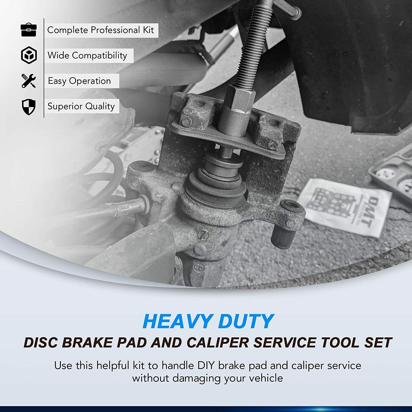 22pc Disc Brake Caliper Piston Rewind Tool Kit